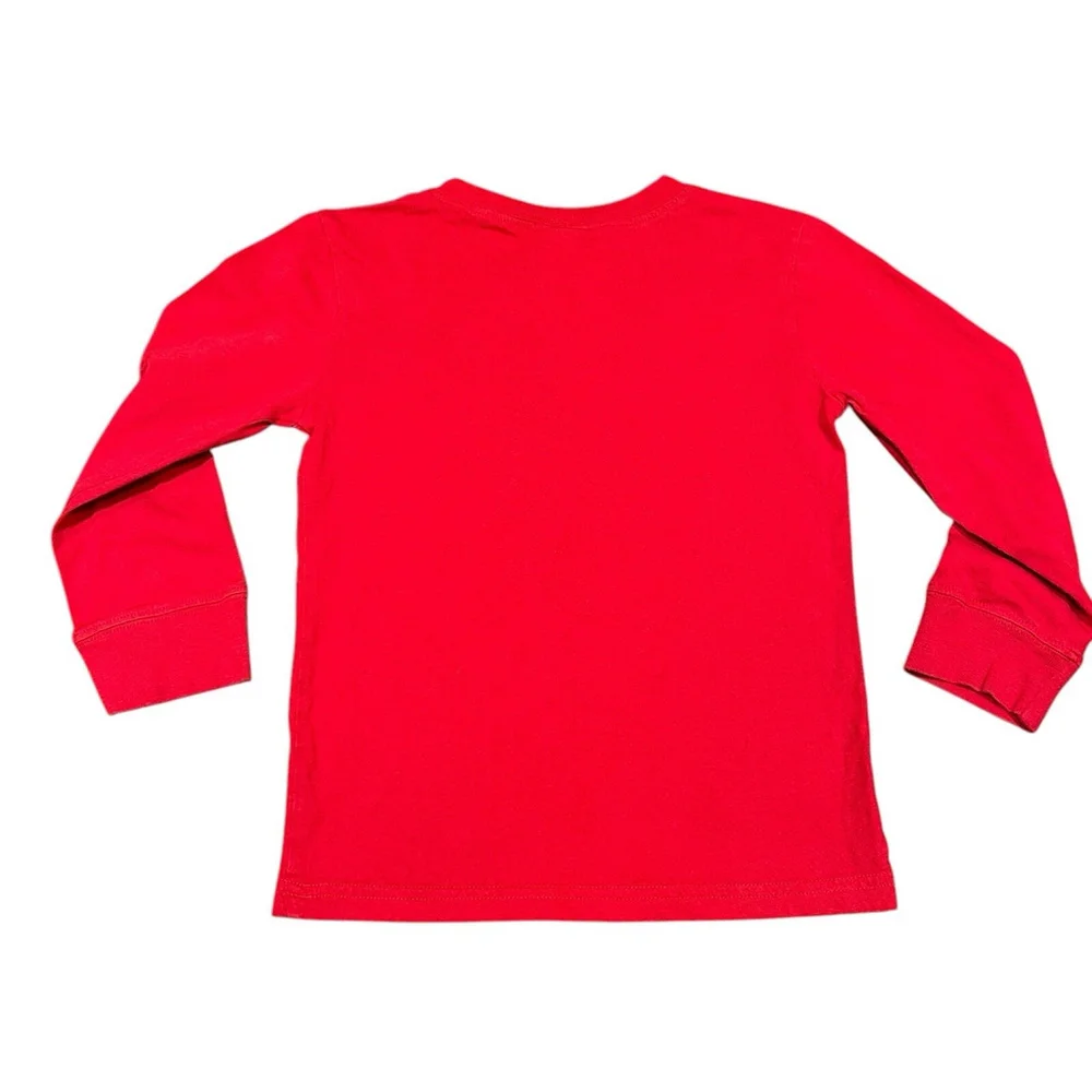 Gymboree Boys Good All Year Christmas Holiday Long Sleeve TShirt‎ Size 4T EUC